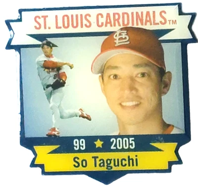 MLB St. Louis Cardinals 2005 "So Taguchi" 1.5" Lapel Pin - Image 1 of 2