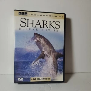 (A) Sharks Deluxe Box Set - 4 DVD Collectors Set - Like New  - Picture 1 of 8