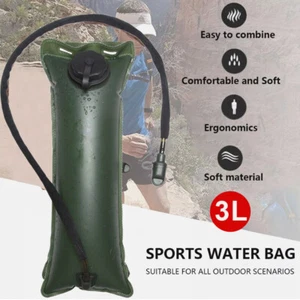 3L Water Storage Bladder Bag Hiking Camping Hydration Backpack Cycling Outdoor - Picture 1 of 10