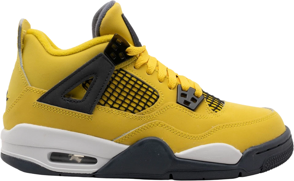 Size 4 (GS) - Jordan 4 Retro 2021 Mid Lightning