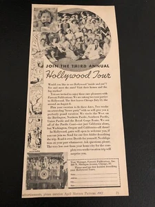 Hollywood Tour 1937 / Tabletas de oliva / Queer Way to Learn Music - Anuncios de colección a 2 caras - Imagen 1 de 5