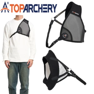 Adjustable Left/Right Side Archery Chest Guard for Bow Hunting Protector Gear - Picture 1 of 14
