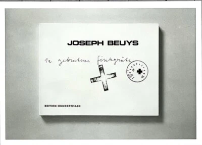 Tarjeta de anuncio impresión fotográfica artística de Joseph Beuys (1921-1986) Berlín Foto 1 de 4