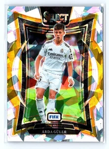 2024-25 Panini Select FIFA Soccer Arda Guler Cracked Ice Terrace #3 Real Madrid - Picture 1 of 2
