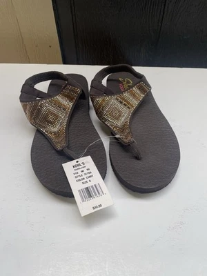 Sandalias de Tanga Skechers Meditación Yoga Espuma Bling Adornadas con Cordones Talla 8 Foto 1 de 4