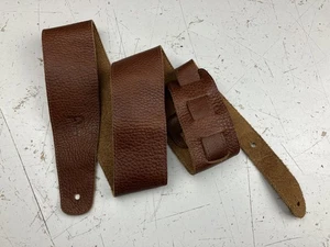 USED Perri's soft leather guitar strap (Brown) - Picture 1 of 6