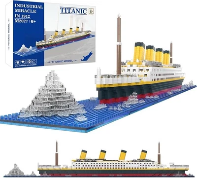 Titanic Micro Mini Building Blocks Set, 1878Pcs Titanic Toys Ship Model Building - Image 1 of 4
