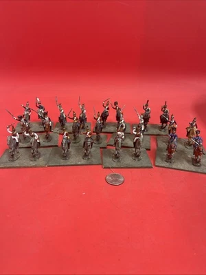 Juego de 24 miniaturas pintadas de caballería napoleónica, pintadas a mano #44 Foto 1 de 4