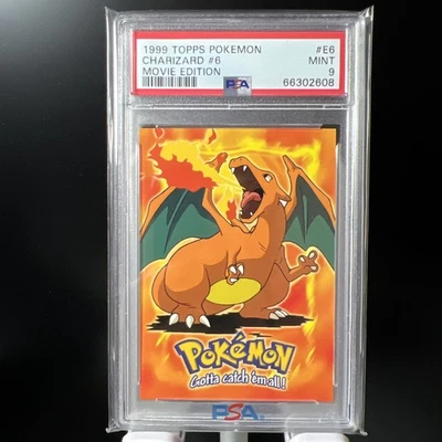 1999 Topps Pokemon #E6 Charizard #6 PSA 9 MINT - 2608 - Image 1 of 2