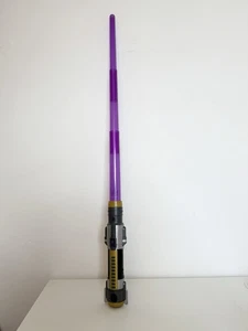 Star Wars Mace Windu Lightsaber Purple Electronic Light Sound Motion Hasbro 2016 - Picture 1 of 11