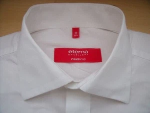 ETERNA REDLINE EXCELLENT Hemd 39 weiß Unifarben Sehr gut #EK187 - Picture 1 of 1