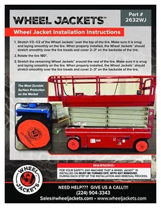 WHEEL JACKETS 2632WJ, REPLACES TIRE SOCKS 0616TS (Set Of 4), 0516BOOT, 0516TB - Picture 1 of 1