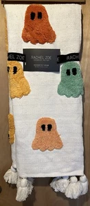 Rachel Zoe Pastel Multicolor Ghost Decorative Throw Blanket Viral Halloween NWT - Picture 1 of 3