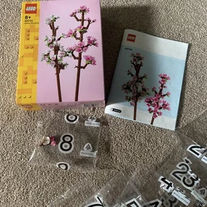 LEGO Creator Cherry Blossoms Flowers Decor Set 40725 BOX & INSTRUCTIONS ONLY - Picture 1 of 7