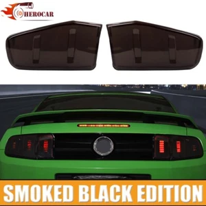2PCS Smoked Black Rear Tail Light Lamp Cover Bezels For Ford Mustang 2010-2012 - Bild 1 von 8