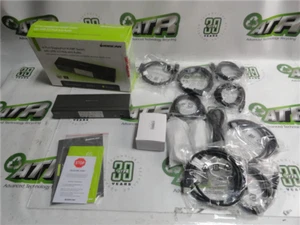 IOGEAR GCS1904 DisplayPort KVM Docking Station w Cables Power Adapter Box Manual - Picture 1 of 5