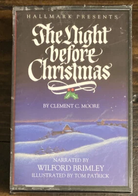 Hallmark The Night Before Christmas Cassette 1988 Wilford Brimley - SEALED - Image 1 of 4