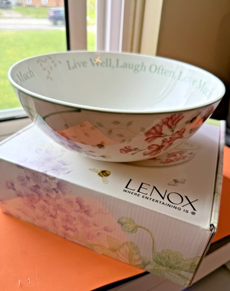 Lenox 811432 Butterfly Meadow Sentiment Bowl -