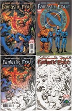 Fantastic Four #527 NM-/NM Lot Regular Director's Cut Sketch and Variant Covers