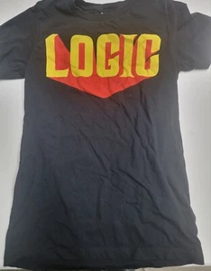 Vintage Rapper LOGIC Shirt Small Black Made in USA - Picture 1 of 2