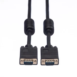 VGA-Kabel HD15 Stecker - Stecker mit Ferritkern, 10 m - Bild 1 von 3