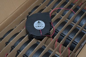 Delta BFB1112H 2-Wire Blower Centrifugal Fan 12V (101x107x25 MM) Ball Bearings - Picture 1 of 3