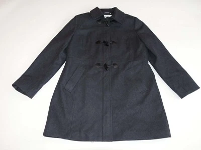 Abrigo de invierno de lana para mujer Nautica talla XL gris carbón mezcla de lana X-grande Foto 1 de 4