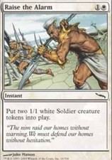 4x Raise the Alarm ~ Near Mint Mirrodin 4x x4 Playset MTG Magic White