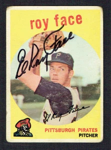 Roy Face #339 signed autograph auto 1959 Topps Baseball Trading Card - Picture 1 of 1