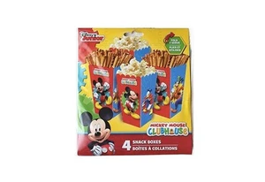 Disney Mickey Mouse Party- 4 Snack Boxes - Picture 1 of 1