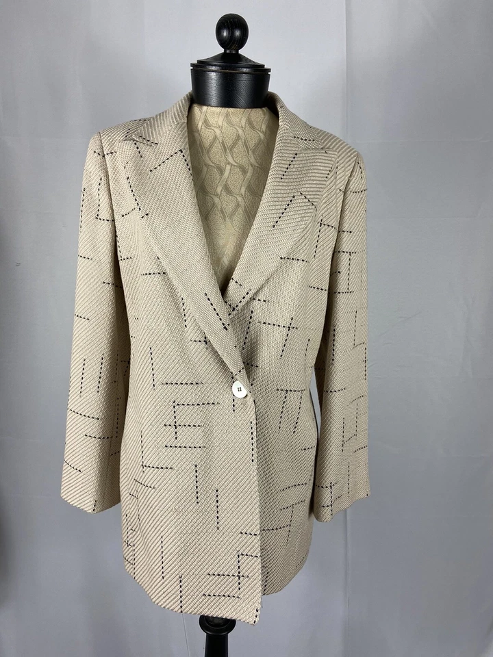 Gianfranco Ferre Size 12 Pink Single Breasted Wool Blazer - Изображение 1 из 3