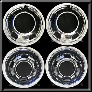 Fits 2007-2008 Dodge Ram Wheel Simulators 1 Ton Front Rear 17" Hubcaps Dually 4 - Picture 1 of 6