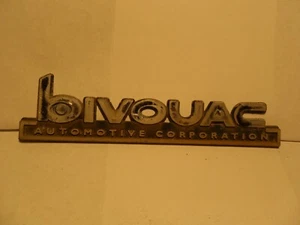 Bivouac Automotive Corporation Dealer Trunk Metal Emblem - Picture 1 of 5