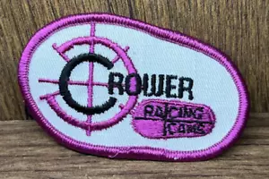 Parche Crower Racing Cams 3-1/4" x 2" bordado planchado NUEVO - Imagen 1 de 2