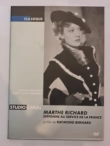 Marthe Richard, Espionne au service de la France. DVD. Comme neuf - Picture 1 of 2