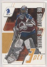 2003-04 ITG Be A Player Memorabilia He Shoots Scores Redemption Patrick Roy HOF