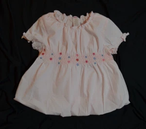 Gymboree Love is in the Air Tea Garden Pink Bubble Top Smocked Floral Emb NWT 5T - Picture 1 of 4
