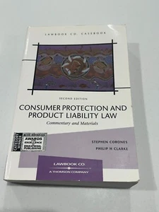 Libro de casos de la ley de protección al consumidor y responsabilidad del producto 2ª edición. (Corones Clarke) - Imagen 1 de 1