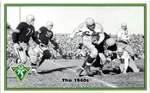 GREEN BAY PACKERS 1940's Football Scene - Postcard - Picture 1 of 2