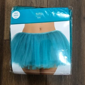Tutu Halloween EDC Rave Party Costume Adult OSFM Stretchy Teal - Picture 1 of 5