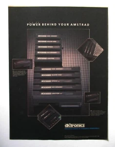 ANUNCIO DE JUEGO de colección zx spectrum amstrad commodore DK'TRONICS ANUNCIO juego - Imagen 1 de 5