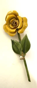 Pin rosa amarilla vintage ORIGINAL BY ROBERT - Imagen 1 de 2