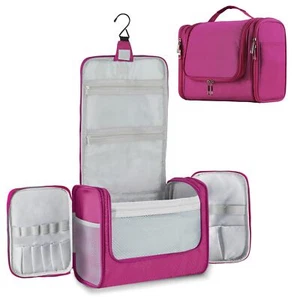 Large Capacity Waterproof Toiletry Bag for Women Hanging Toiletry Organizer 1... - Picture 1 of 8