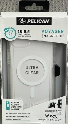 Pelican Voyager com Capa MagSafe e Coldre para iPhone 14 Plus - Imagem 1 de 2