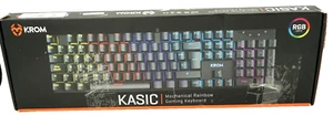 Gaming Tastatur RGB beleuchtet mechanisch Spansiches QWERTY Layout - Bild 1 von 4