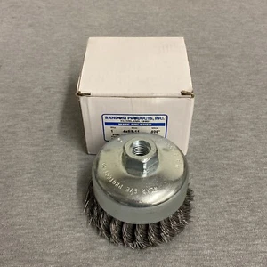 Random Products 83077 Steel Knot Cup Brush 4"x5/8"-11 (1qty) - Picture 1 of 3