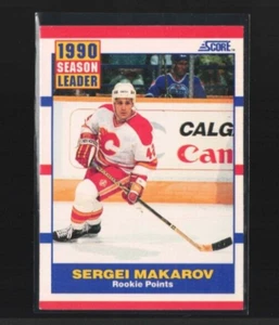 Sergei Makarov 1990-91 Score #350 1990 Season Leader Detroit Red Wings - Picture 1 of 2