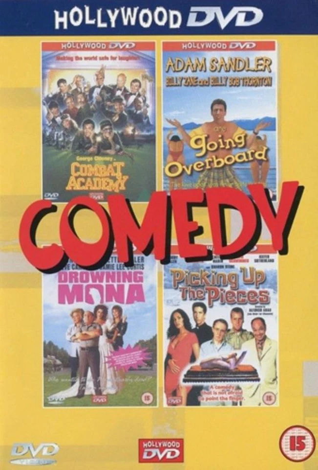 Comedy- Combat Academy, Going Overboard, Drowning Mona, Picking Up The Pieces - Image 1 of 1
