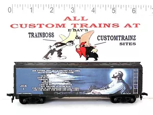 HO SCALE CUSTOM LETTERED LORDS PRAYER COLLECTIBLE REEFER LOT D ALSO AVAIL IN O - Picture 1 of 14