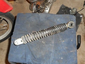 1984-1987 HONDA SPREE 50 NQ50 REAR BACK SHOCK ABSORBER SPRING OEM SILVER NICE - Picture 1 of 4